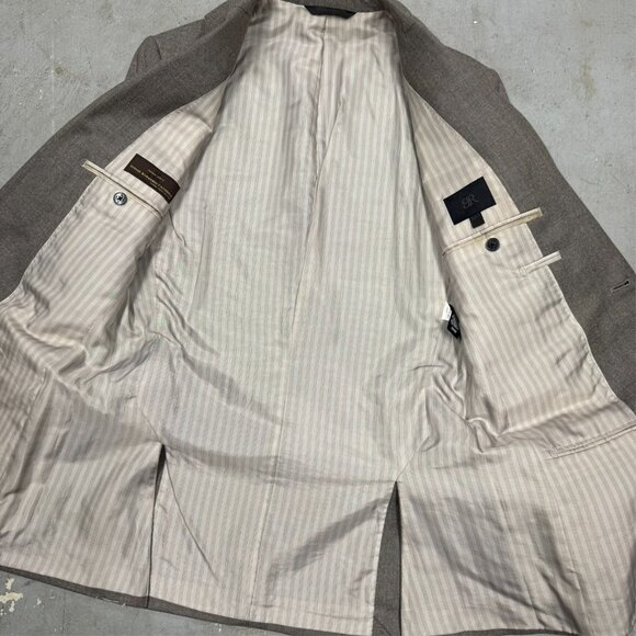 Banana Republic Suit Vitale Barberis Canonico 120s Flannel Wool 2pc 38R 32x31 - Picture 9 of 16